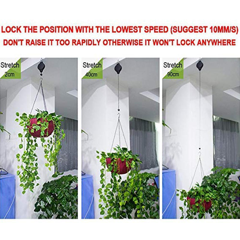 Retractable Hook For Garden Baskets Pots Birds Feeder