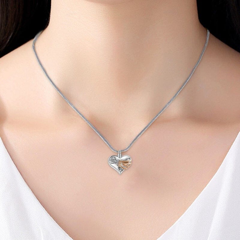 Heart Skeleton Necklace