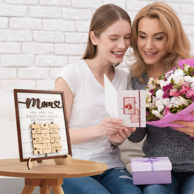 🔥Mother's day sale🔥Mom& DAD & Children Name Puzzle SET