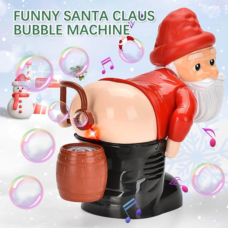 🎅Funny Santa Bubble Blowing Machine🥳