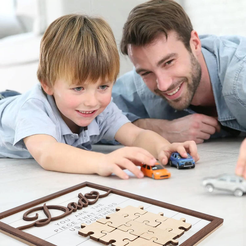 🔥Mother's day sale🔥Mom& DAD & Children Name Puzzle SET