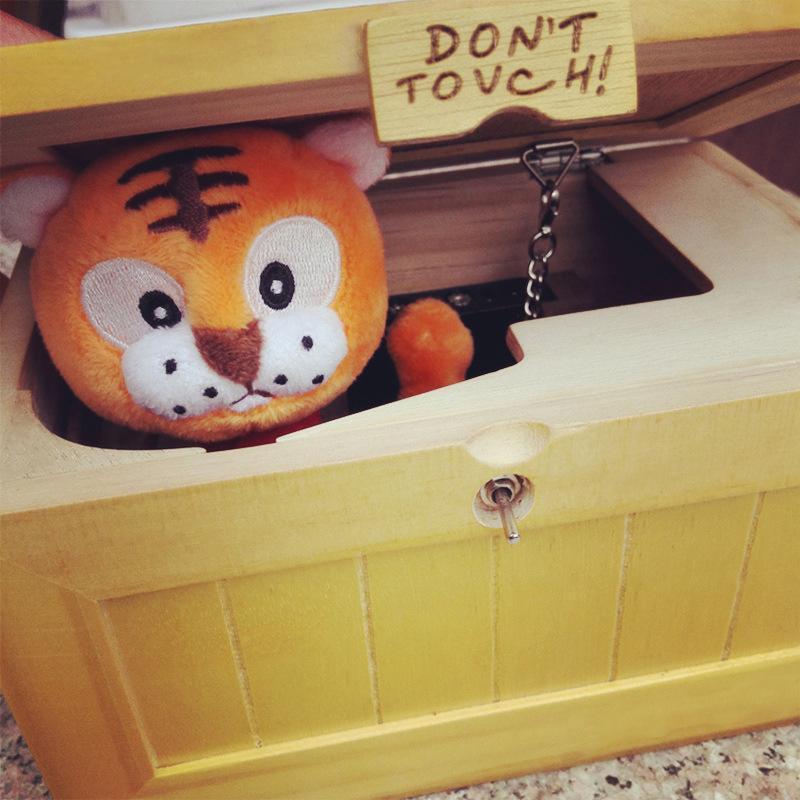 "Don't Touch" Tiger in a Box