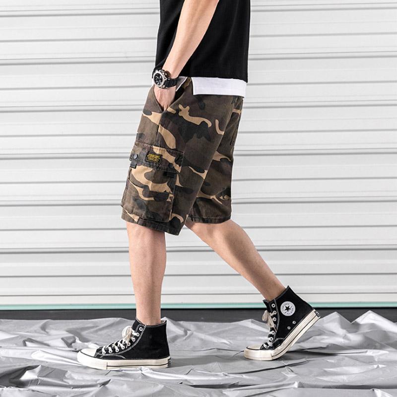 Summer Overalls Men Casual Shorts