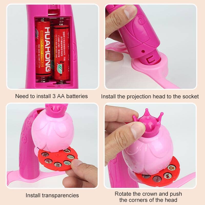 🎅Educational Children Projection Drawing Board