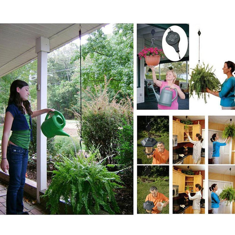 Retractable Hook For Garden Baskets Pots Birds Feeder