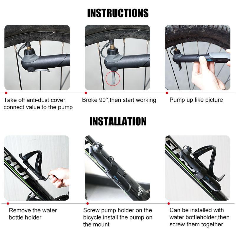 High-pressure Bicycle Pump