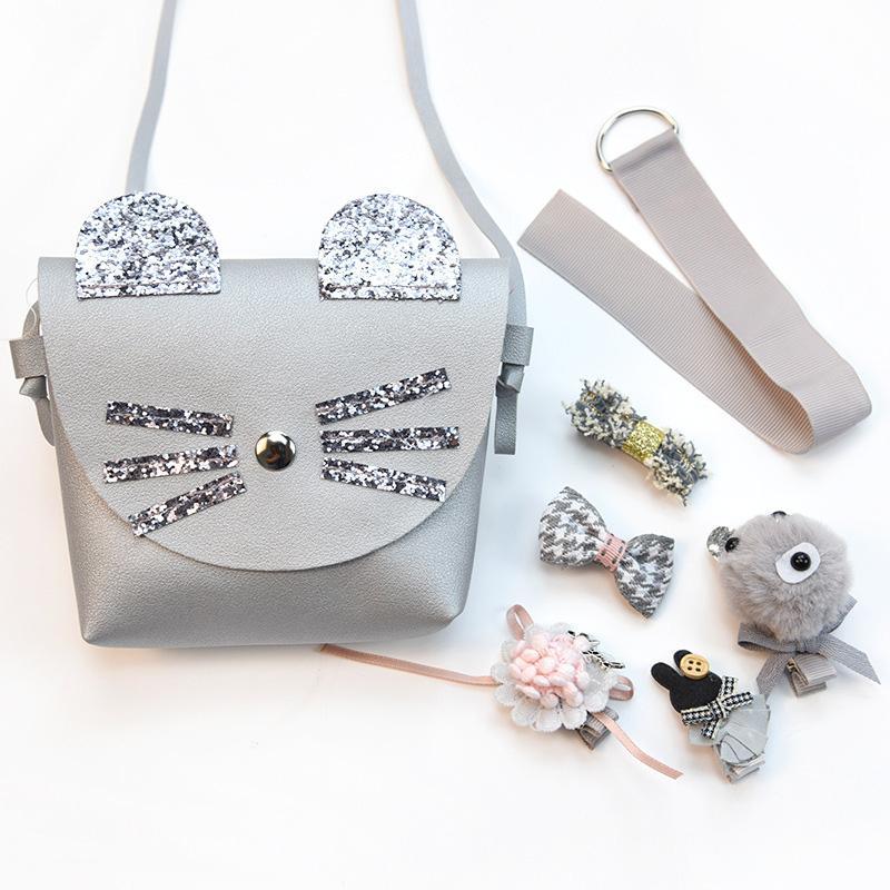 Children's Bag and Hair Clips Set