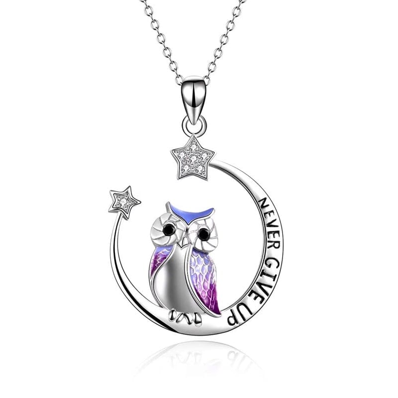 🦉Never Give Up Inspiration Necklace