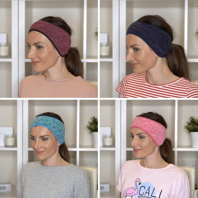 Warm hair band with ear protection