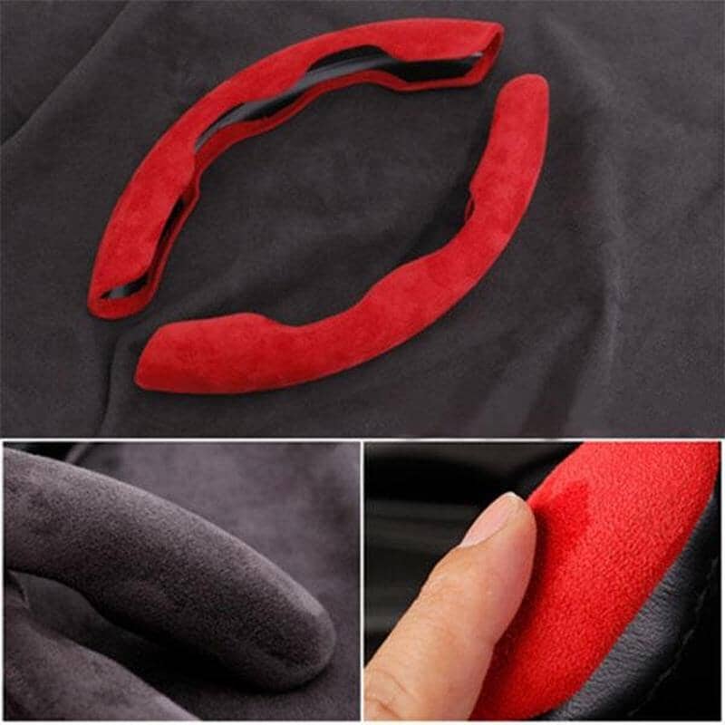 Car Anti-Skid Plush Steering Wheel Cover