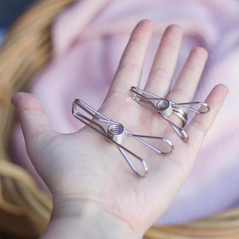 Stainless Steel Wire Clips for Clothes Drying