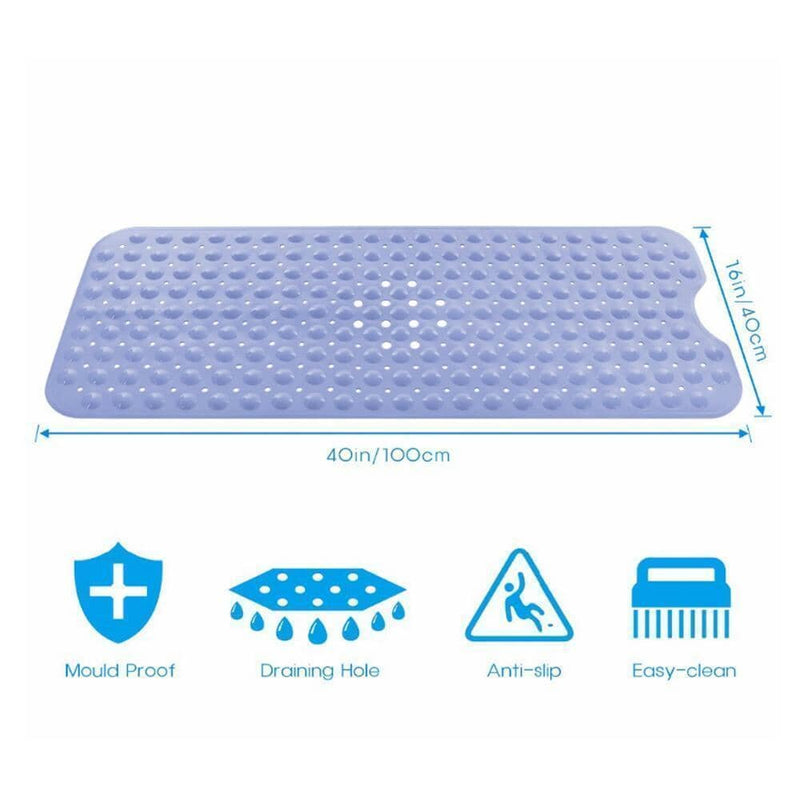 Large Long Non Slip Bathroom Bath Mat for Tub and Shower
