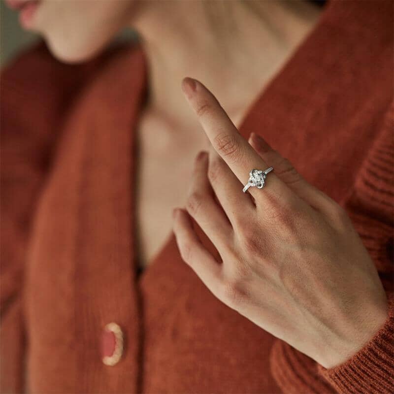 Endless Knot Ring and Necklace