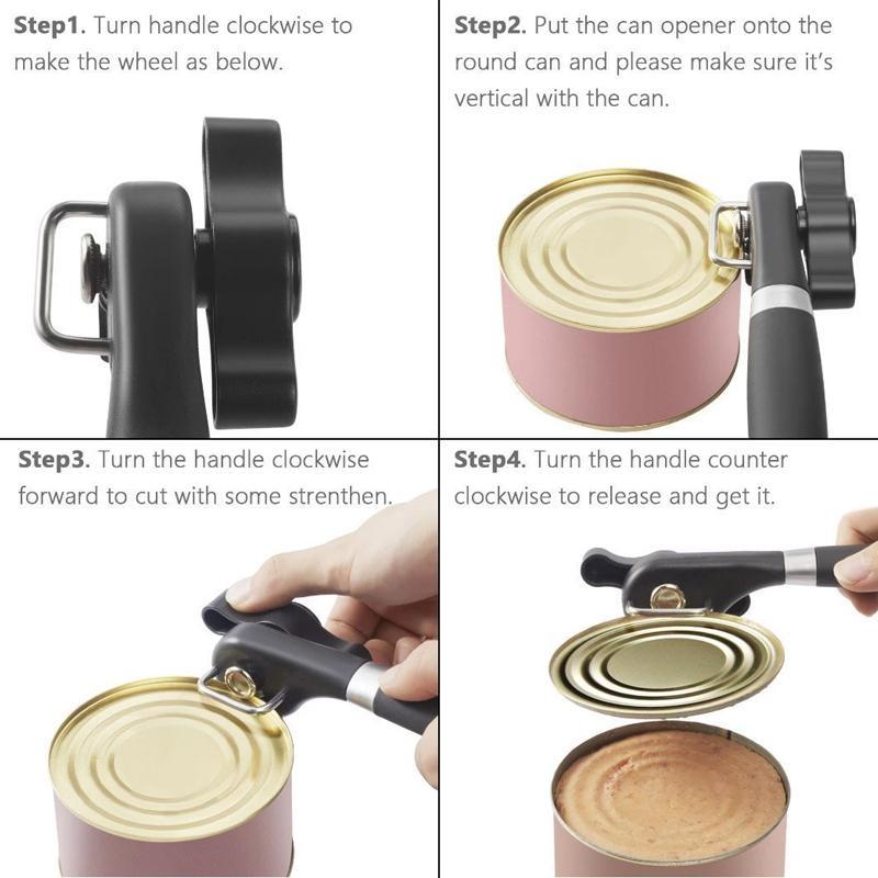 Stainless Steel Safe Cut Can Opener