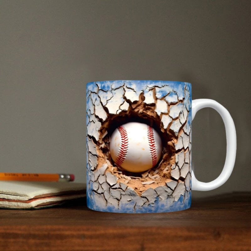 3D Vintage Baseball Mug