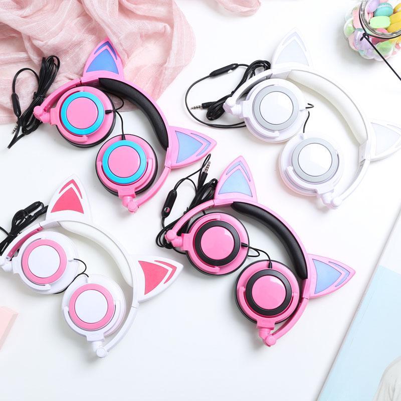 Creative Cat Ear Shape Headphones