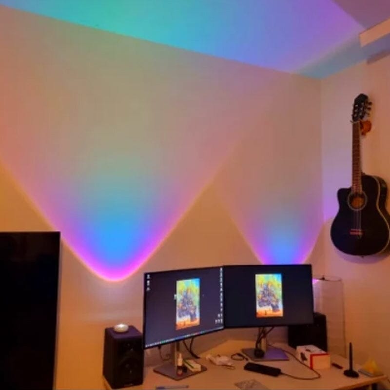Sunset Projection Under Cabinet Light