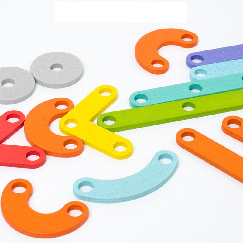 🌈Montessori Pegboard Puzzle