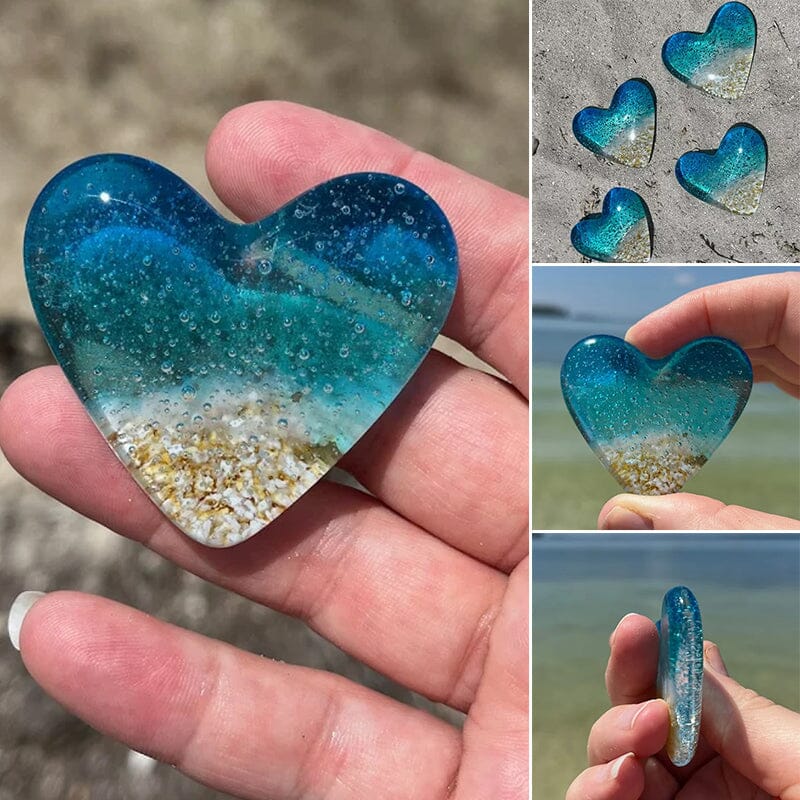 Glass Beach Pocket Heart