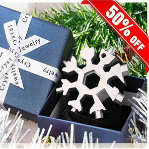 18-in-1 stainless steel snowflakes multi-tool - Rainbow-Nor Packaging