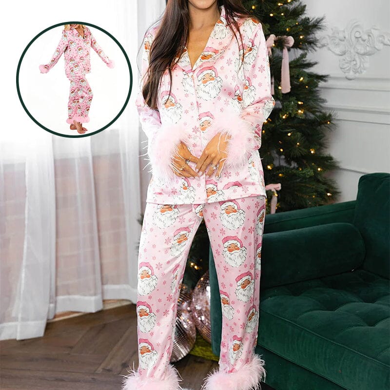 Santa Claus Printed Pajamas