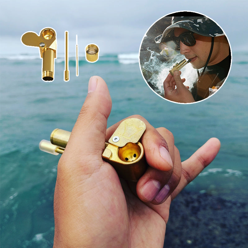 Brass Smoking Set
