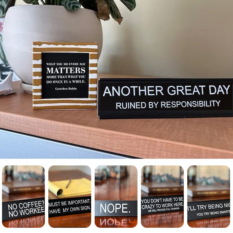 💝Gifts For Colleagues - 🤣Funny Office Decor Sign