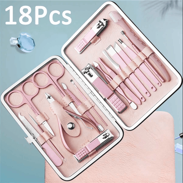 Stainless Steel Nail Care kit -18 Pieces