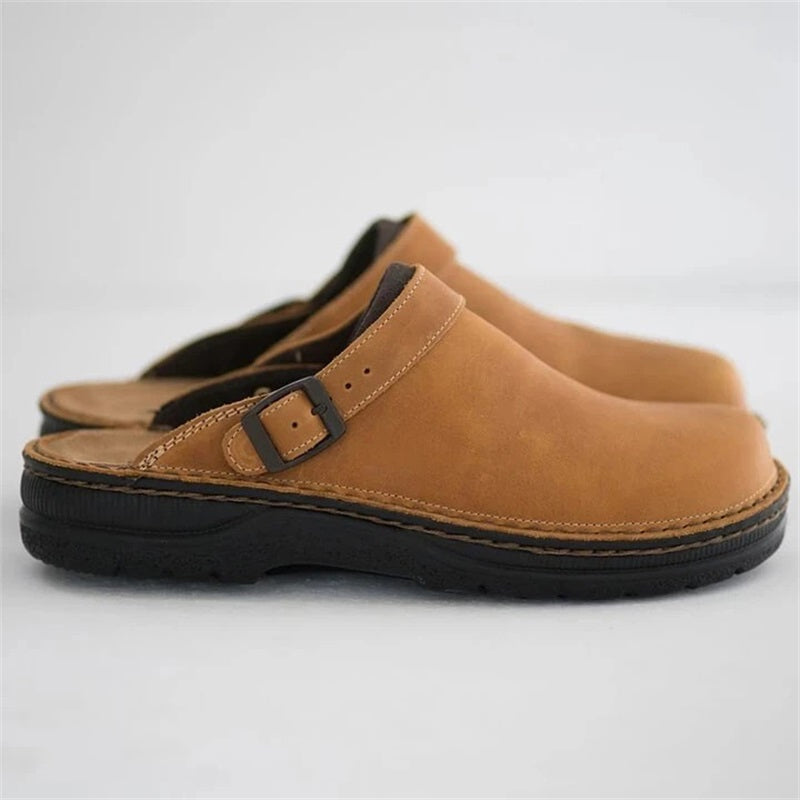 Premium Soft Leather Slippers