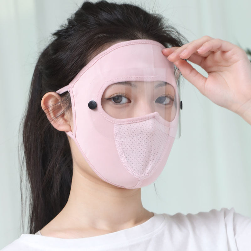 Sunscreen Ice Silk Facial Mask