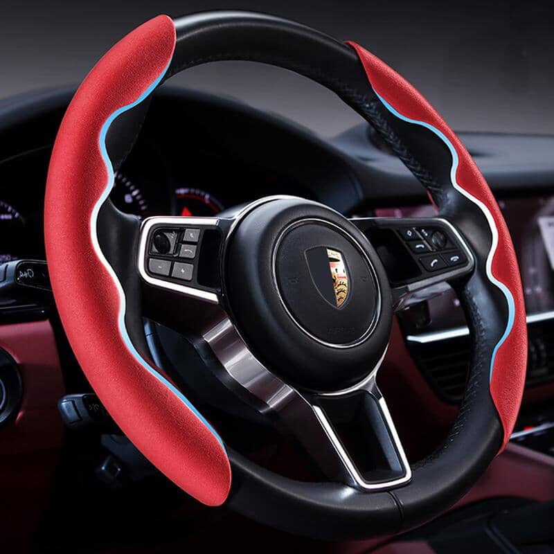 Car Anti-Skid Plush Steering Wheel Cover