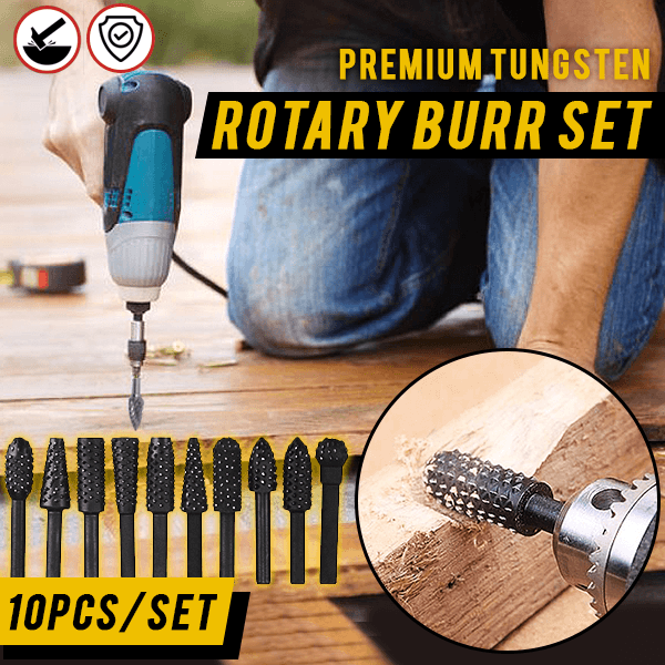 Premium Rotary Rasps Wood Set(10 pcs per set)