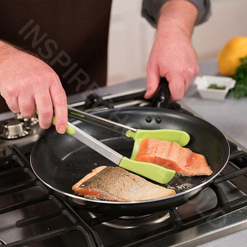 🥟Hirundo 2 in 1 Kitchen Spatula and Tongs🥟