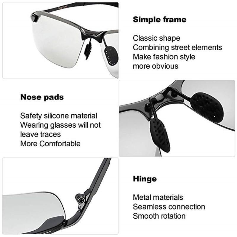 Photochromic sunglasses with polarized lens
