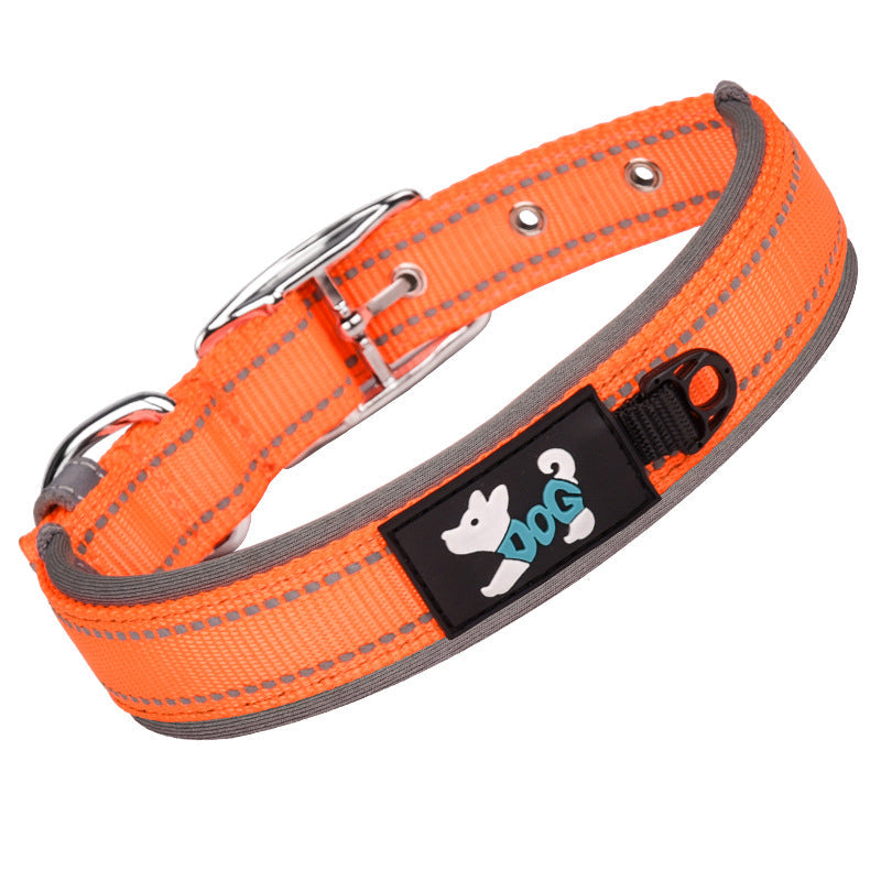 Nylon Reflective Dog Collar