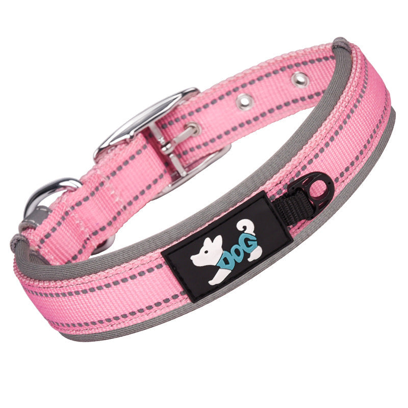 Nylon Reflective Dog Collar